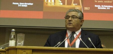 Δ. Κουτσούμπας- Ομιλία στο Λένινγκραντ: «Είναι ακράδαντη η πίστη μας ότι έτσι κι αλλιώς η Γη θα γίνει κόκκινη»