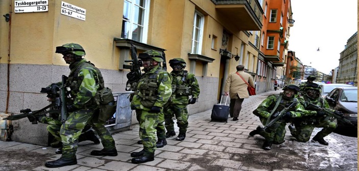 Στρατιωτικές ασκήσεις μέσα στην Στοκχόλμη και στην Νορβηγία αυξάνουν την ανασφάλεια στο λαό αλλά ευνοούν τις μπίζνες
