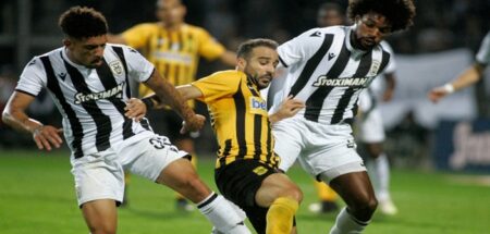 Ισόπαλο 2-2 το ντέρμπι της Τούμπας μεταξύ ΠΑΟΚ και Άρη paok aris