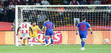 Champions League: Ήττα 3-1 για τον Ολυμπιακό στο Βελιγράδι OSFP ERYTHROS
