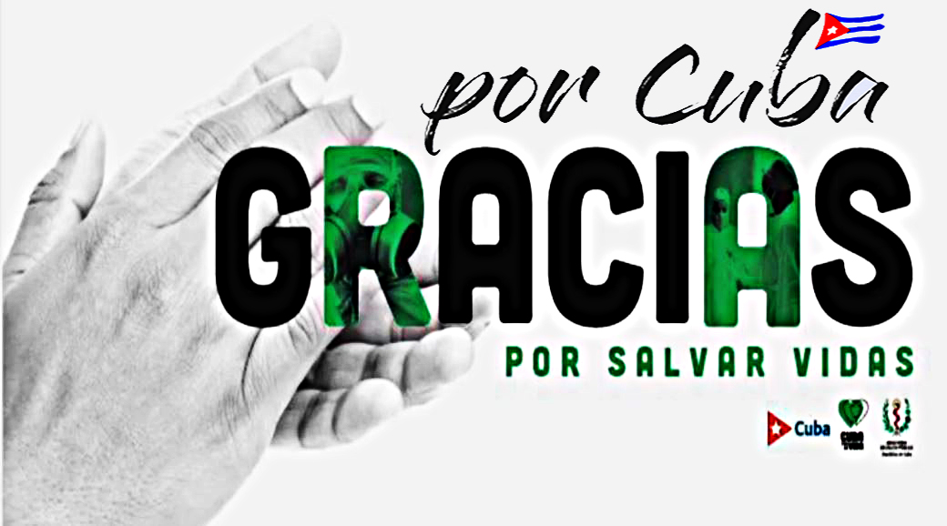 Gracias Cuba por salvar vidas