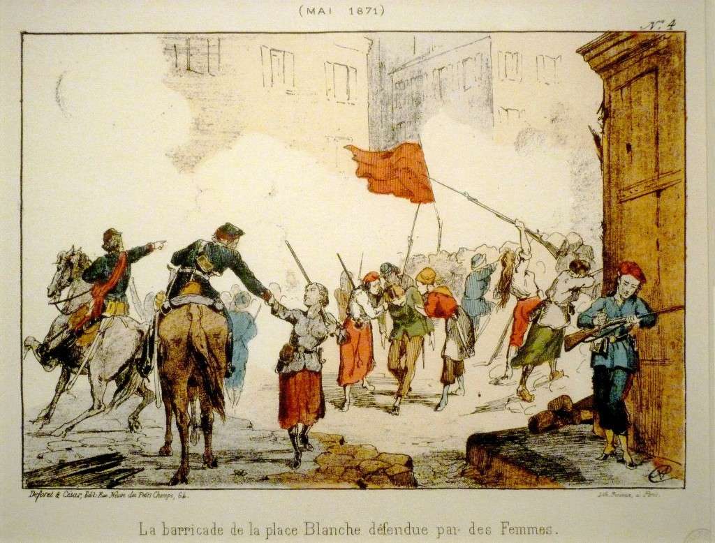 Κομμούνα Παρισιού barricade Place Blanche