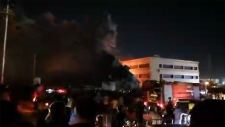 fire irak