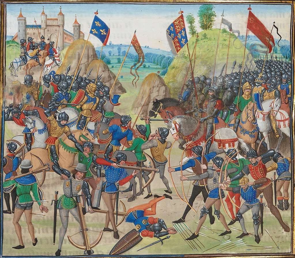 La bataille de Crécy