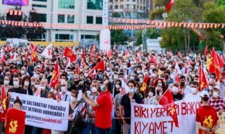Τουρκία: Μεγάλη πολιτική συγκέντρωση του Κομμουνιστικού Κόμματος στην Κωνσταντινούπολη istanbul tkp 2