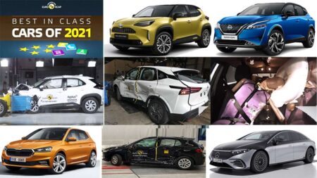 euroncap BEST IN CLASS CARS 2021