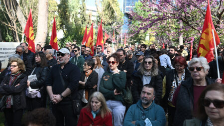Με εκδήλωση στο πάρκο Γουδή τίμησαν τα 73 χρόνια από την εκτέλεση του ήρωα κομμουνιστή Νίκου Μπελογιάννη